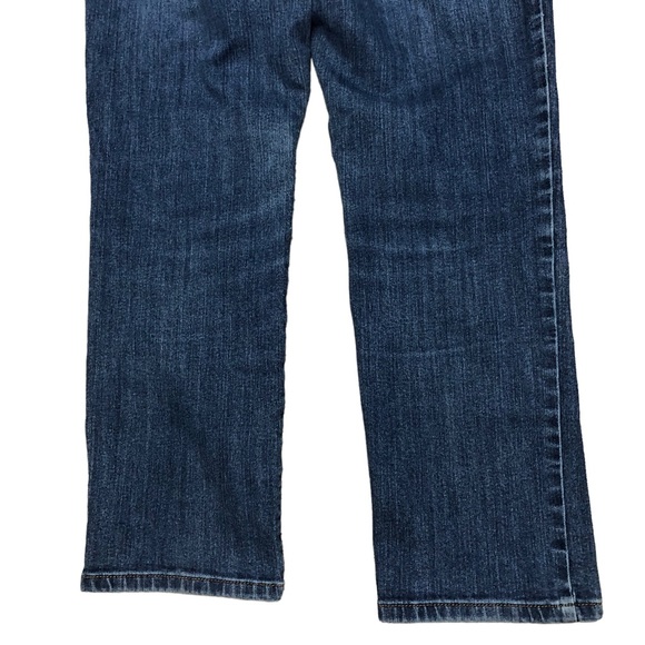 GLORIA VANDERBILT Amanda Straight Leg Blue Denim 5-pocket Jeans Sz Missy 8 Short - Picture 4 of 12